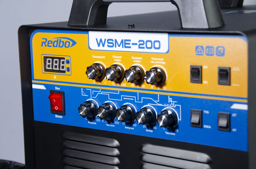 Аргоновая сварка Redbo WSME 200 AC/DC: 8.5 кВт, 20-200 А, электрод 1.6-5.0 мм WSME200AC/DC фото