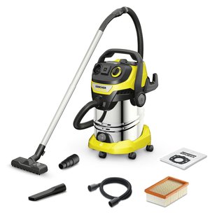 Професійний пилосос Karcher WD 6 P S V-30/6/22/T : 1300Вт, бак 30л, прибирання сухе/вологе 1.628-360.0 фото