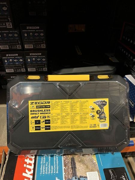 Купити Гайкокрут акумуляторний ZEGOR SDPP-21BL-1100 (1акум. 21В 6Аг/зарядний/кейс/1100Нм) в Україні у Tools Store