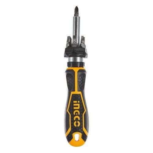 Купити Викрутка з тріскачкою 7 біт INGCO (AKISD0808) в Україні у Tools Store