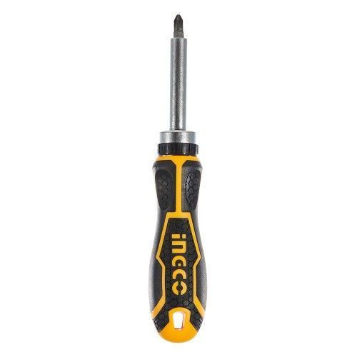 Купити Викрутка з тріскачкою 7 біт INGCO (AKISD0808) в Україні у Tools Store