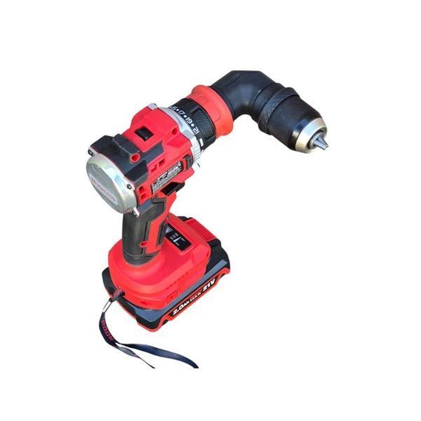 Шуруповерт аккумуляторный EDON ED-21CUN BL (2акум.21В 2Ач/зарядный/кейс/угловой адаптер) ED-21CUNBL фото