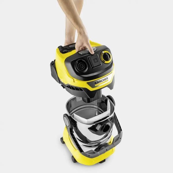 Профессиональный пылесос Karcher WD 6 P S V-30/6/22/T : 1300Вт, бак 30л, уборка сухая/влажная 1.628-360.0 фото