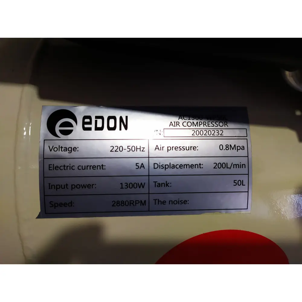 Купити Компресор 50л EDON AC 1300-WP50L в Україні у Tools Store