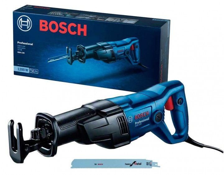 Шабельна пила (електроножовка) Bosch GSA 120: 1200 Вт, 3000 ходов/хв., 3,7 кг (06016B1020) 06016B1020 фото