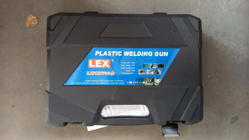 Якісний паяльник для ремонту бамперів, пластикових деталей LEX LXPBW100-B : 100Вт, 200 скоб - 4 різновиди LXPBW100-B фото