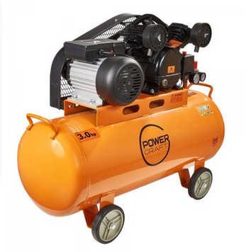 Купити Компресор поршневий ремінний Powercraft AC-10030 : 2300 Вт | 420 л/хв - 8 бар | 100 л в Україні у Tools Store