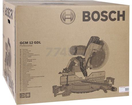 Ручна настільна торцювальна пила по дереву Bosch GCM 12 GDL : 2000 Вт, глибина різу 104мм, круг 305 мм (0601B23600) 0601B23600 фото