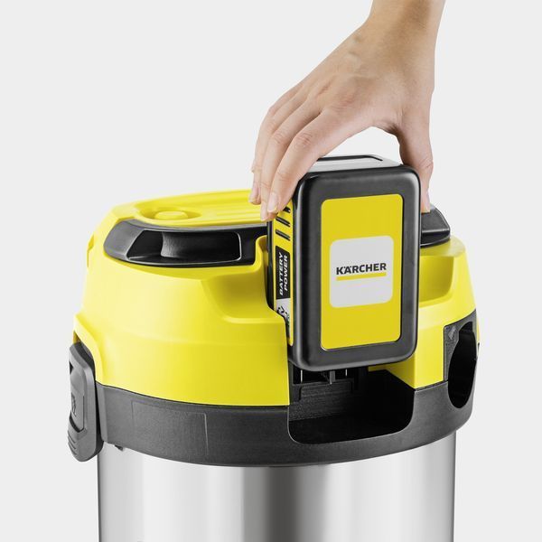Пылесос аккумуляторный KARCHER WD 3-18 S (18В/каркас) 1.628-575.0 фото