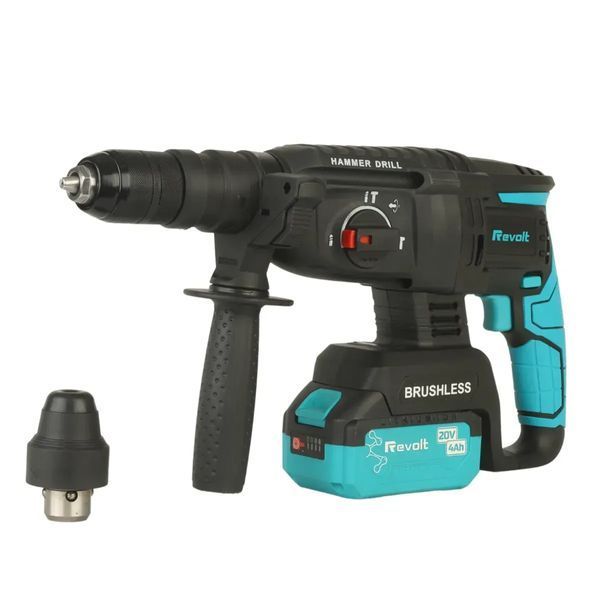 Купити Перфоратор акумуляторний REVOLT RH 20/26 DFR (18В/каркас) в Україні у Tools Store