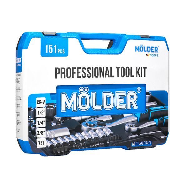 Набор инструментов в кейсе Molder 151 ед. (MT60151) MT60151 фото