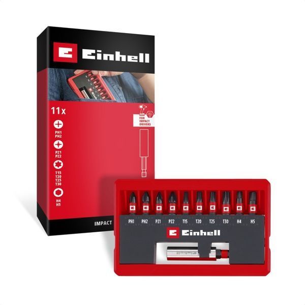 Набор бит EINHELL 118673 (Impact/11шт.) 118673 фото