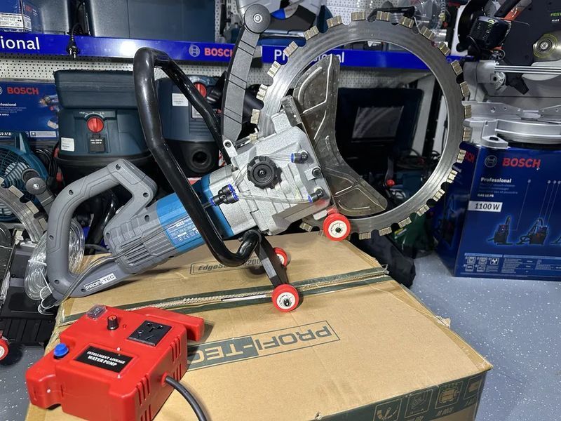 Купити Пила кільцева для різання бетону PROFI-TEC EdgeSaw E6200 007652 (диск 410мм/пропил 360мм) в Україні у Tools Store
