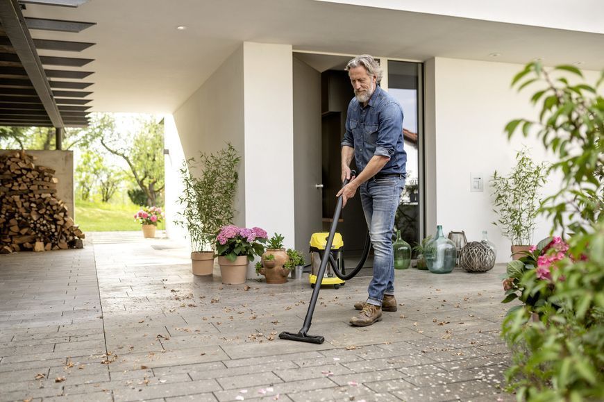Пылесос аккумуляторный KARCHER WD 3-18 S (18В/каркас) 1.628-575.0 фото