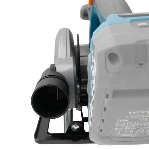 Пила дисковая бесщеточная аккумуляторная PROFI-TEC PPCA1620 20 В, диск 165 мм, пропил 59 мм, без АКБ и ЗП 008112 фото