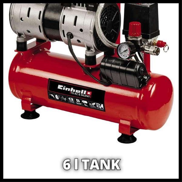 Компрессор воздушный Einhell TE-AC 110/6 Silent Plus (4020600) 4020600 фото
