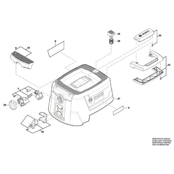 Пилосос Bosch GAS 15 PS (06019E5100) 06019E5100 фото