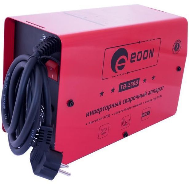 Купити Зварювальний інверторний апарат (зварка) Edon TB-250B + маска хамелеон в Україні у Tools Store