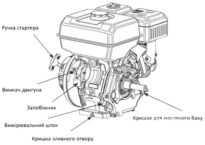 Бензиновый двигатель RATO R210 1734 фото