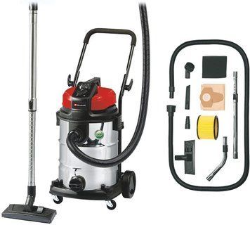 Мощный профессиональный промышленный пылесос для уборки Einhell TE-VC 2230 SA 1150 Вт, 30л, с розеткой 2342363 2342363 фото