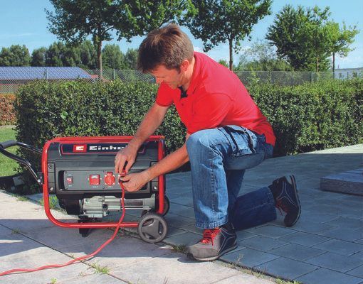 Бензиновый генератор (электрогенератор) Einhell TC-PG 35/E5 : 2.6/3.1 кВт бензогенератор для дома 4152551 фото