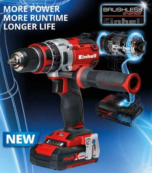 Шуруповерт аккумуляторный Einhell TP-CD 18 Li-i Brushless - Solo (акум 2.5а и зарядка) 4513860&nbsp;4512097 фото