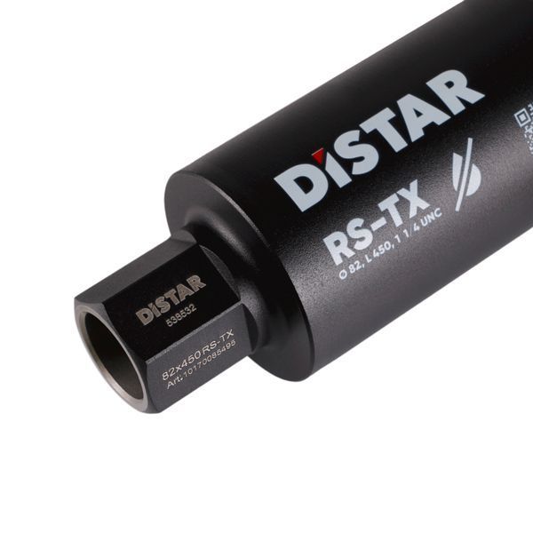Коронка алмазная 82мм DISTAR DDS-W RS-TX 082*450*1 1/4UNC (армированный бетон/без охлаждения/с микроударом) 10170085495 фото