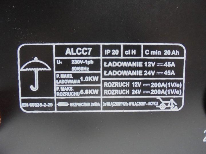 Мощное пуско-зарядное устройство для AL-FA 200A ALСС7 : 12/24 B, 200A ALCC7 фото