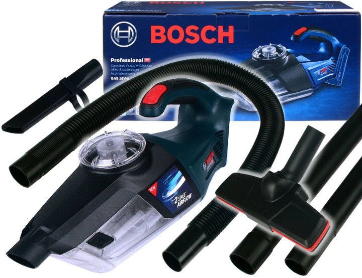Ручной пылесос Bosch GAS 18V-1 Professional аккумуляторный, пылесос для машины (без АКБ) 06019C6200 фото
