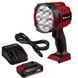 Набор! Фонарь аккумуляторный LED Einhell TE-CL 18/2500 LiAC-solo + АКБ 18В, зарядное+ 12В от прикуривателя - фото товара 4514145, 4512097
