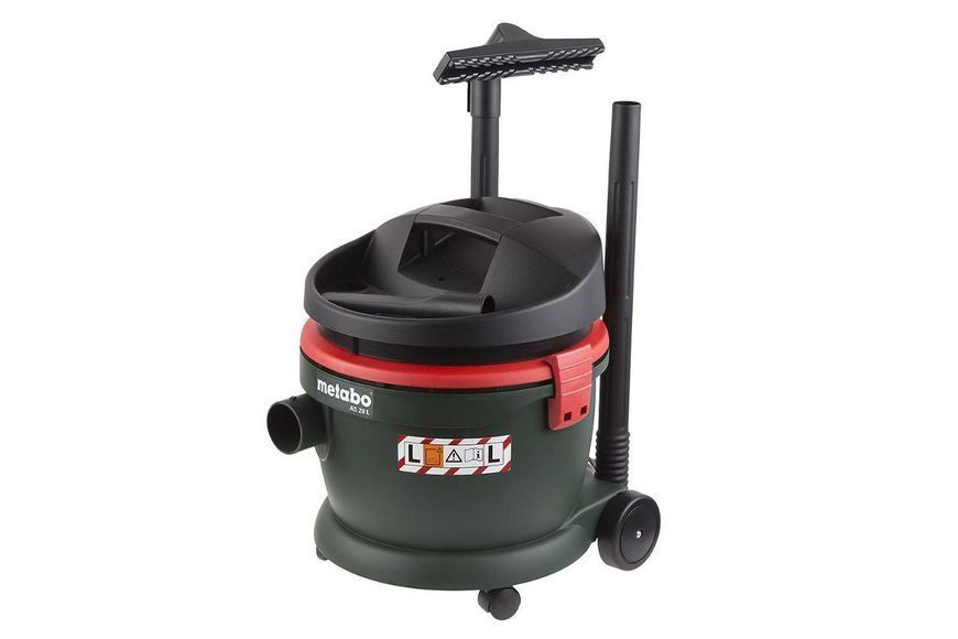 Профессиональный пылесос Metabo AS 20 L, 1200 Вт, 20 литра, 200 мбар, 3600 л/мин. 602012000 фото
