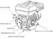 Мощный бензиновый двигатель Rato R300 PF:вал 25 мм, 8.2 л.с / 6000 Вт - мощность двигателя,3600 об/мин R300PF вал 25мм фото 6