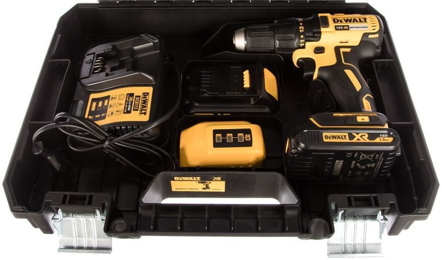 Купити Акумуляторний дриль-шуруповерт безщітковий DeWALT DCD777S2T : 65 Нм, 18B (акум. 2шт 1.5A ельбокс) в Україні у Tools Store