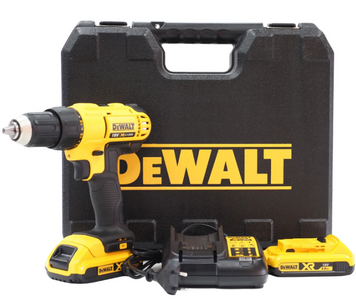 Купити Акумуляторна дриль-шуруповерт DeWALT DCD771D2, 18В, обертаючий момент 42 Нм,2 акумулятора + зарядне + кейс в Україні у Tools Store