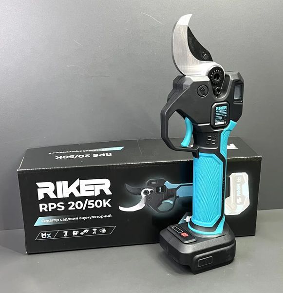 Купити Секатор акумуляторний RIKER RPS 20/50K (20В/каркас) в Україні у Tools Store
