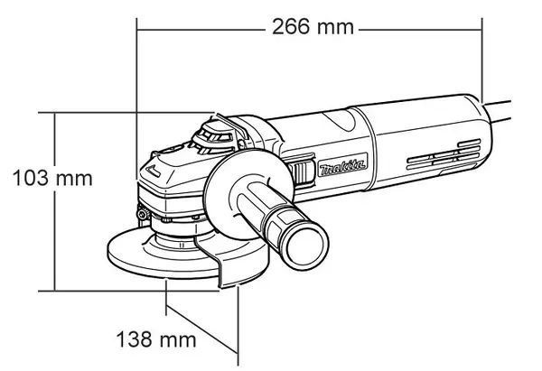 Купити Шліфмашина кутова 125мм MAKITA GA5030R в Україні у Tools Store