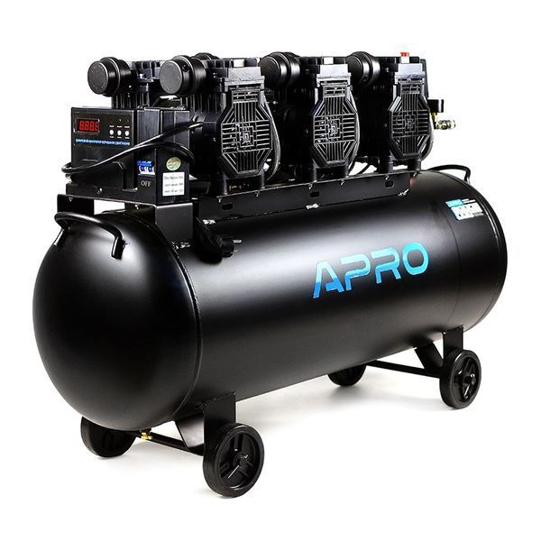 Компрессор 100л APRO OFE-100 (4.5кВт/712л/мин /6 цилиндров/безмасляный) OFE-100 фото