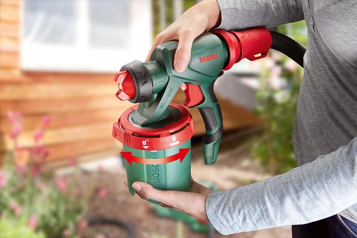 Профессиональный электрический краскораспылитель Bosch PFS 3000-2 : 650 Вт, нанесение краски 2 м&sup2;/мин 0603207100 фото