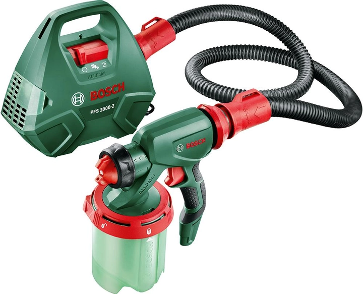 Профессиональный электрический краскораспылитель Bosch PFS 3000-2 : 650 Вт, нанесение краски 2 м&sup2;/мин 0603207100 фото