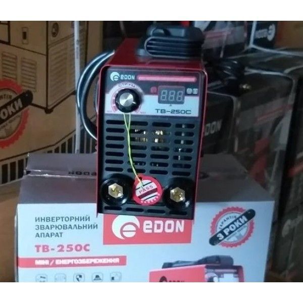 Сварочный аппарат Edon TB-250C + маска хамелеон TB-250C і маска фото