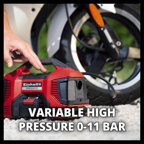 Купити Компресор гібридний Einhell PRESSITO 18/21 - Solo (без АКБ та ЗП) в Україні у Tools Store