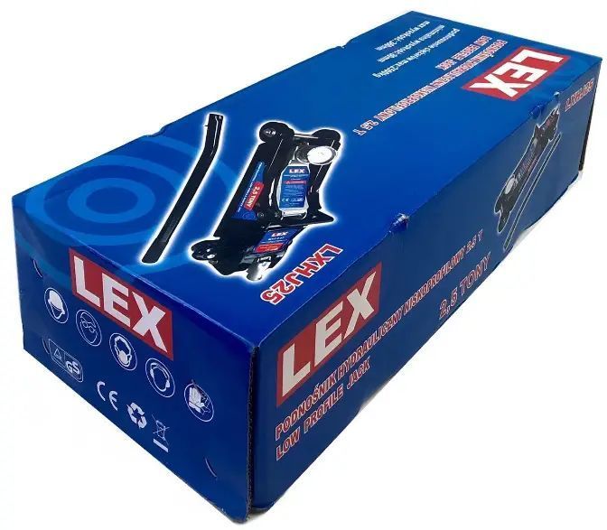 Домкрат гидравлический подкатный E.C. LEX LXHJ25 (2.5т/80-360мм) LXHJ25 фото