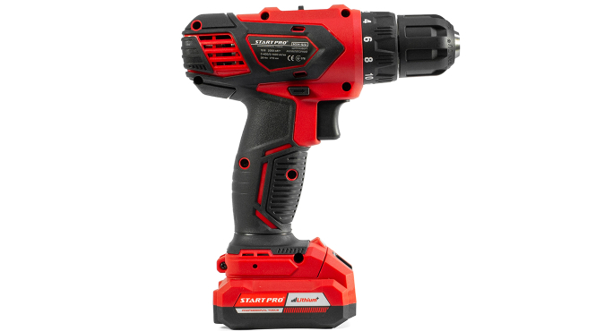 Аккумуляторный шуруповерт Start Pro SCD4-12/2 : 12 V, А*ч. 2, 1400 об/мин, Н*м 28 SCD4-12/2 фото