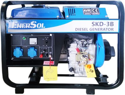 Профессиональный дизельный генератор (электрогенератор) EnerSol SKD-3B : 2.8/3.0 кВт дизельгенератор для дома SKD-3B фото