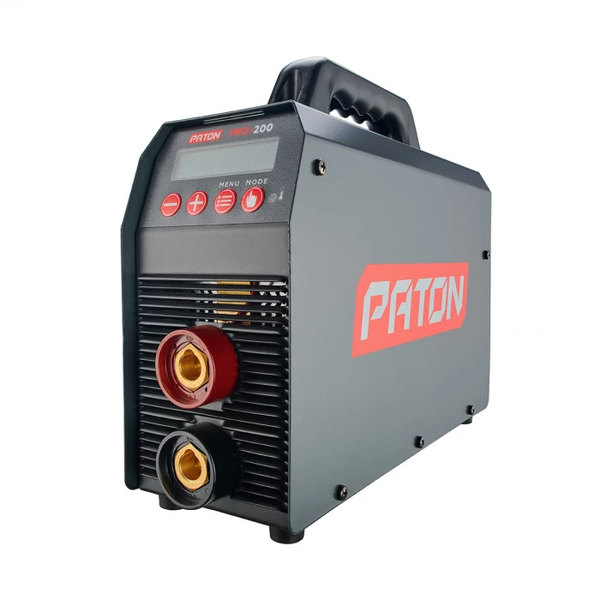 Профессиональный сварочный аппарат PATON™ PRO-200: мощность 5.5 кВА, ток 200 А, электроды 1.6-5 мм, кейс PRO-200 фото