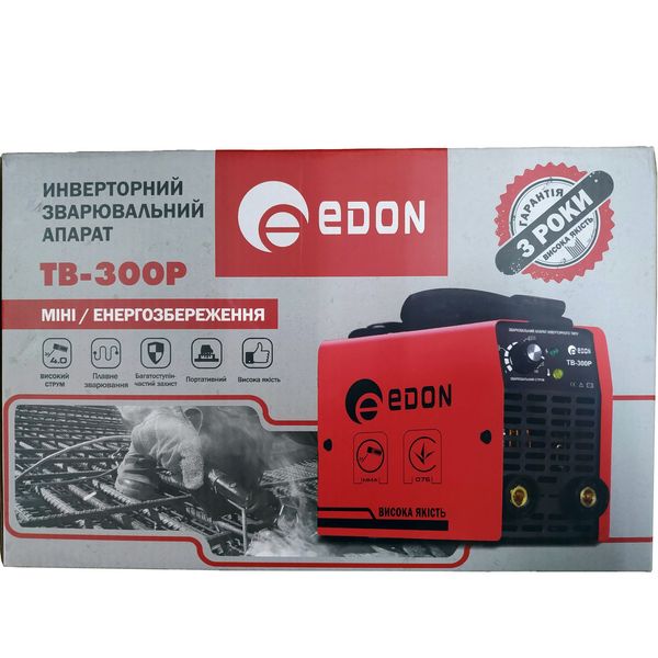 Зварювальний апарат Edon TB-300P + маска хамелеон TB-300P фото