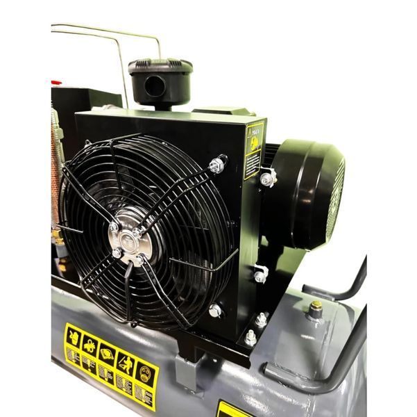 Винтовой компрессор 100 л GTM DLG4V 380 масляный (100л, 380 В, 4 кВт, 420 л/мин) 27292 фото