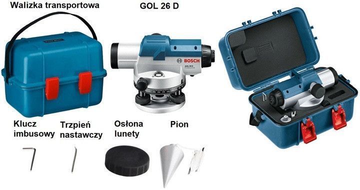 Нивелир оптический BOSCH GOL 26 D 0601068000 фото
