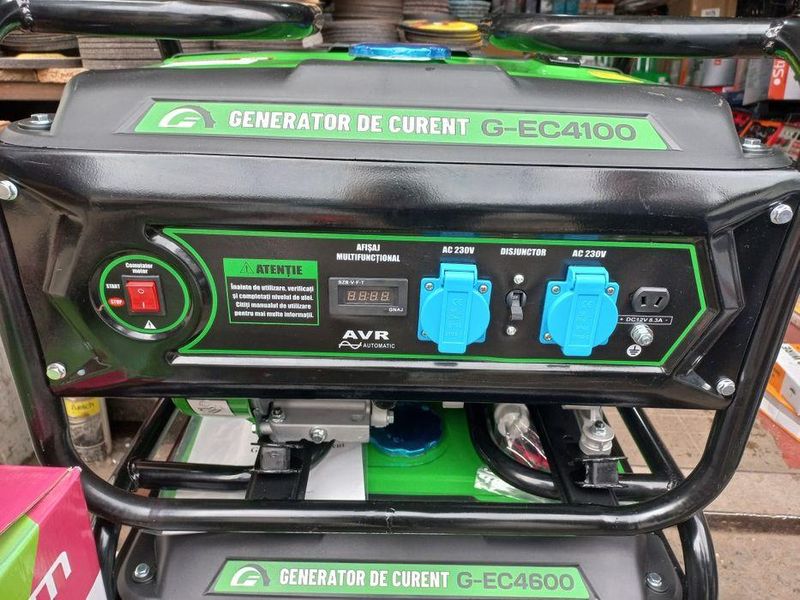 Генератор бензиновий (електрогенератор) GREENFIELD G-EC4100 : 2.5/3.0 кВт бензогенератор для дому G-EC4100 фото