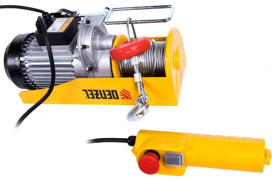 Купити Тельфер електричний 500/1000кг DENZEL TF-1000 (1600Вт) в Україні у Tools Store